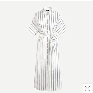 NWT J. Crew poplin shirt dress